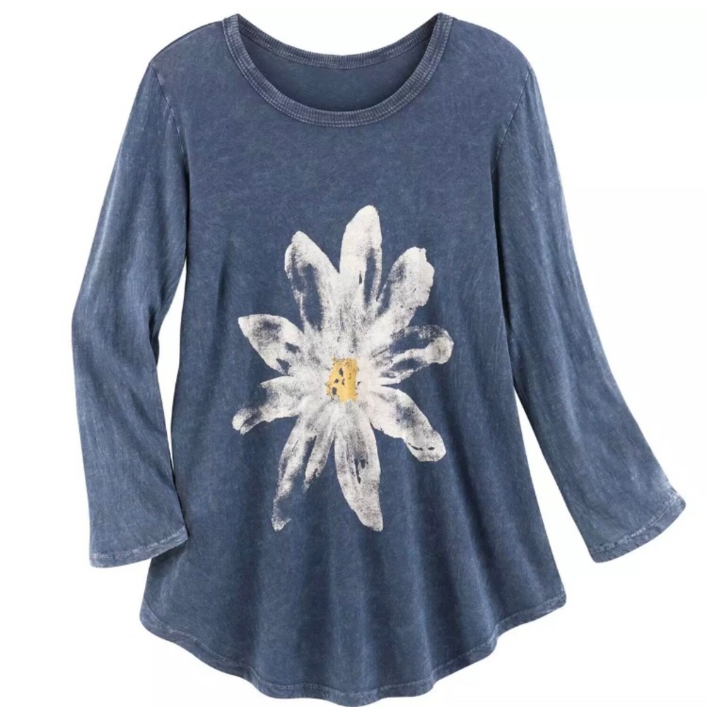 JESS & JANE LONG SLEEVE TUNIC SHIRT